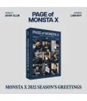 البوم اصلي MONSTA X 2025 SEASONS GREETINGS PAGE of MONSTA X