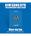 Official Album KIM SUNG KYU Single Album Dear my fan META
