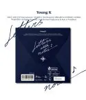 Official Product Young K Letters with notes Digipack Ver