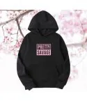 هودي بولوفر Black Pink — إصدار "Pretty Savage" — Black Pink Casual Ver.