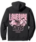هودي أوفرسايز Black Pink — إصدار "LOVESICK GIRLS-1" — Black Pink Exclusive Design