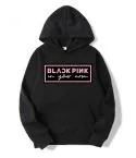 Black Pink Unisex Hoodie In Your Area — White Retro Ver.