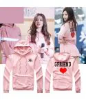 Gfriend Zip Hoodie — Pink Casual Ver.