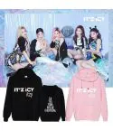 هودي بولوفر Itzy — إصدار "Itz Icy" — Itzy White Hoodie