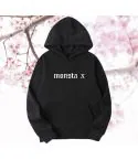 هودي بولوفر Monsta X — إصدار "Monsta" — Monsta X Black Hoodie