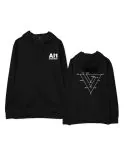 هودي بولوفر Seventeen — إصدار "SEVENTEEN" — Seventeen Black Hoodie