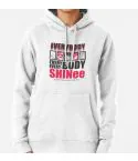 هودي سحاب Shinee — إصدار "Everybody" — Shinee Black Hoodie