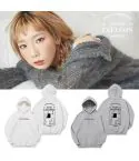 Taeyeon Oversized Hoodie Inside — White Edition