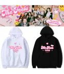 هودي أوفرسايز Twice — إصدار "TWICE" — Twice Black Hoodie