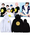 Txt Pullover Hoodie — Beige Premium Ver.