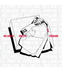 محتويات ألبوم YEONJUN NO LABELS: PART 01 نسخة الشورت — شورت رمادي، بطاقات صور، وقرص CD