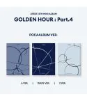 ATEEZ — الميني ألبوم الثالث عشر GOLDEN HOUR Part 4 — POCAALBUM — النسخة العشوائية