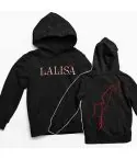 Black Pink Oversized Hoodie LALISA — Black Retro Ver.
