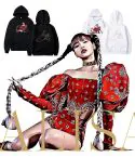 هودي سحاب Black Pink — إصدار "LALISA" — Black Pink Black Hoodie