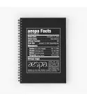نوت بوك Aespa — إصدار "Nutritional Facts" — Aespa Limited Edition