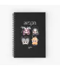 Aespa K pop Notebook Savage Chibi — Green Edition