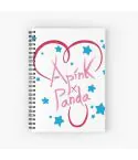 دفتر ملاحظات Apink — إصدار "Panda Heart" — Apink Limited Edition