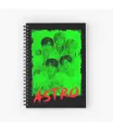 Astro Spiral Notebook — Green Retro Ver.