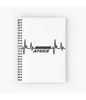 Ateez Notepad Heartbeat — Black Limited Ver.