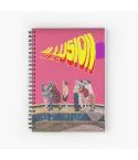Ateez K pop Notebook Illusion — Red Edition