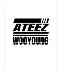 دفتر حلزوني Ateez — إصدار "Jung Wooyoung" — Ateez Oversized Ver.