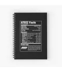 دفتر ملاحظات Ateez — إصدار "Nutritional Facts" — Ateez Oversized Ver.