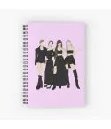 دفتر حلزوني Black Pink — إصدار "Illustrative" — Black Pink Limited Edition