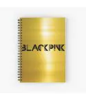 نوت بوك Black Pink — إصدار "Typography" • ورق مربعات — Black Pink Limited Edition