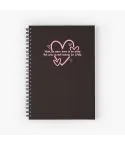 دفتر حلزوني Black Pink — إصدار "Born To Be Alone" — Black Pink Limited Edition