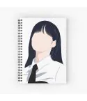 Black Pink K pop Notebook Lisa — Blue Retro Ver.