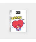 Bt21 Spiral Notebook — Silver Premium Ver.