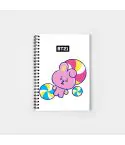 Bt21 Spiral Notebook — Navy Classic Ver.