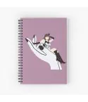 Chung Ha K pop Notebook Signature — Red Retro Ver.