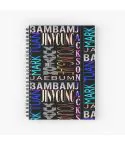 دفتر ملاحظات Got7 — إصدار "Typography" • ورق مربعات — Got7 Limited Edition
