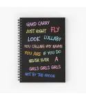 نوت بوك Got7 — إصدار "Typography" • ورق مربعات — Got7 Limited Edition