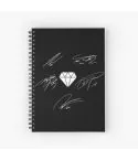 Shinee K pop Notebook Signature — Navy Exclusive Ver.