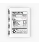 نوت بوك Twice — إصدار "Nutritional Facts" — Twice Limited Edition
