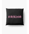 Aespa Throw Pillow KARINA — Red Edition