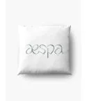 Aespa Plush Pillow LOGO — Navy Casual Ver.
