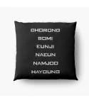 وسادة بلَش Apink — إصدار "All Members Names" — Apink Limited Edition