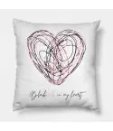 Black Pink Cushion In My Heart (Heart) — Green Classic Ver.