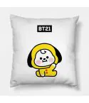 Bt21 Throw Pillow — Silver Collectible Ver.