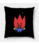 Bt21 Throw Pillow — White Classic Ver.