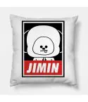 Bt21 Throw Pillow — Silver Deluxe Ver.