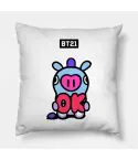 Bt21 K pop Pillow — Green Casual Ver.