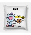 Bt21 Throw Pillow — Blue Limited Ver.