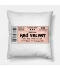 وسادة بلَش Red Velvet — إصدار "Signature" • قماش مخملي/بلش — Red Velvet Limited Edition
