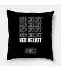 مخدة Red Velvet — إصدار "CREW" • قماش مخملي/بلش — Red Velvet Limited Edition