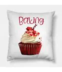 وسادة بلَش Red Velvet — إصدار "Cupcake" • قماش مخملي/بلش — Red Velvet Limited Edition