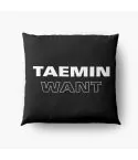 Shinee K pop Pillow Signature — Navy Deluxe Ver.